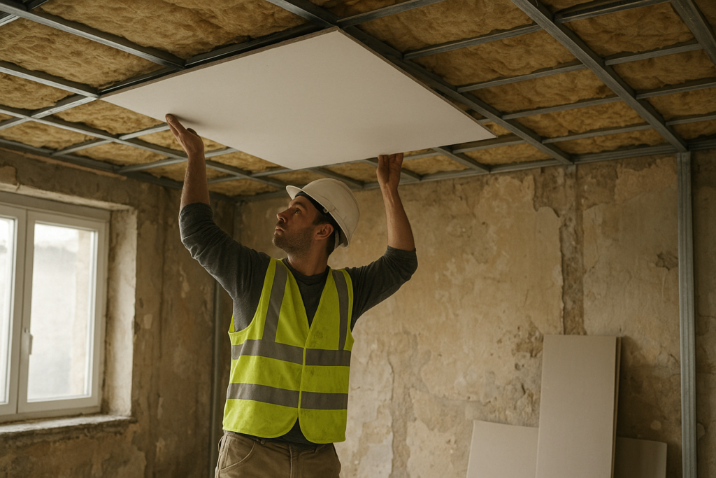 Isolation phonique plafond : prix au m² et guide
