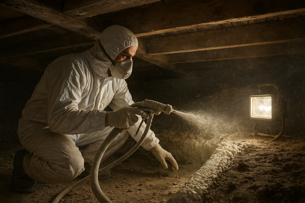 Coût isolation d&rsquo;un vide sanitaire : prix au m² et budget