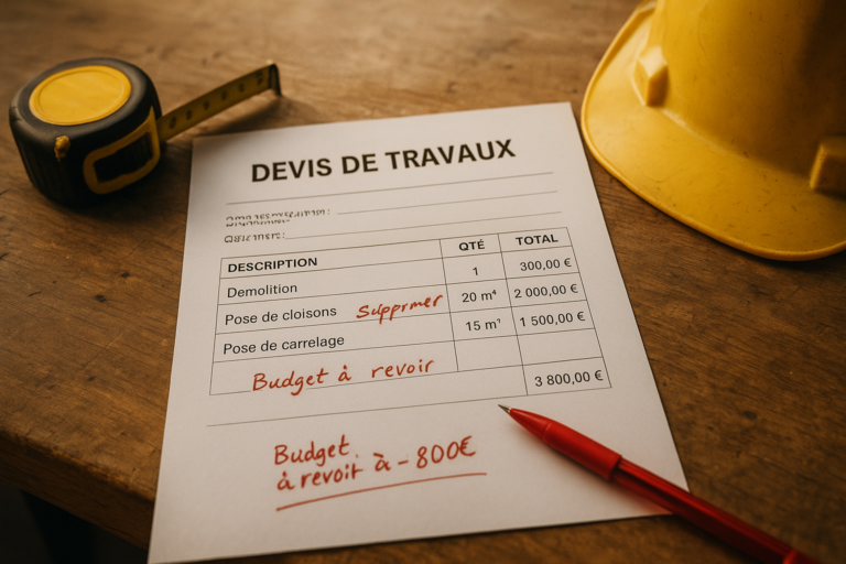 Mentions obligatoires d'un devis travaux : la checklist
