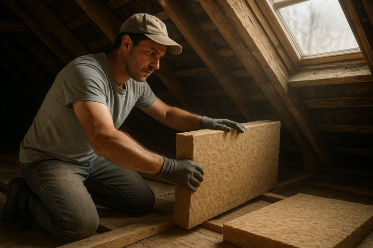 Prix isolation rampants fibre de bois : tarifs 2026 au m²